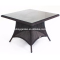 5pcs Aluminium rattan table and chair set, restaurant dining set, 5pcs rattan sofa furniture